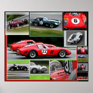 Poster Vintage Racers