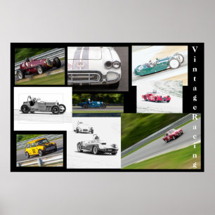 Poster Vintage Racing