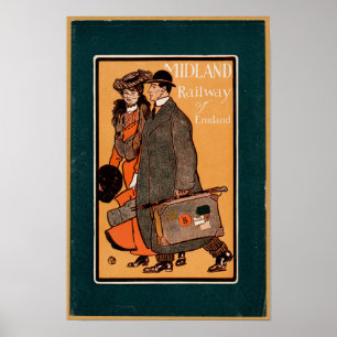 Poster Vintage Railof England