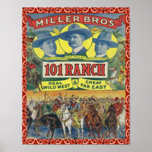 Poster vintage Ranch Ocidental 101