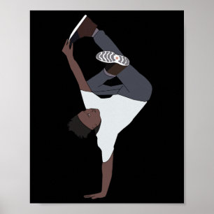 Poster Vintage Rap 80s 90s Hip Hop Lover Urban Dance Danc