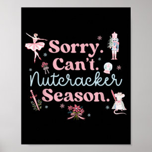 Poster Vintage Retro Desculpe Não Pode Época do Quebra-No
