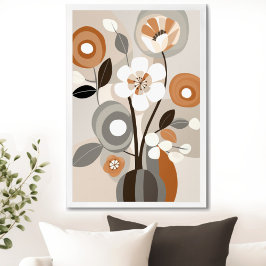 Poster Vintage Retro Floral