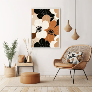 Poster Vintage Retro Floral