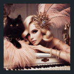 Poster Vintage retro glamour art deco<br><div class="desc">Se você não encontrou um produto que você quer com meu design na nossa loja, fique livre para entrar em contato comigo e eu o criarei para você. Agradeço a vossa atenção para o nosso compro. designs fazeres é o nosso grande amor! E ficaremos felizes em fazer sua vida mais...</div>