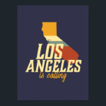 Poster Vintage Retro Los Angeles California CA USA City i<br><div class="desc">Vintage e retro estilo mercadoria da cidade de Los Angeles, Califórnia, para quem vive nesta cidade, nativa de LA, orgulhoso cidadão e residente neste lugar especial chamado lar. Legal mercadoria com anos setenta. Souvenir perfeito para turista de férias, viajando nos EUA. presente de excelente para aqueles nasceres nos Estados Unidos...</div>