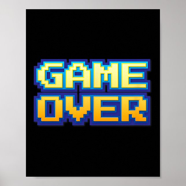 Poster Vintage Retro Video Game Arcade 80s 90s (Frente)