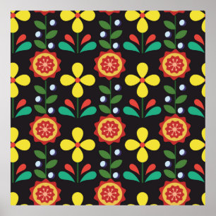 Poster Vintage retro vintage linhas verticais