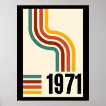 poster vintage Retroativo 1971