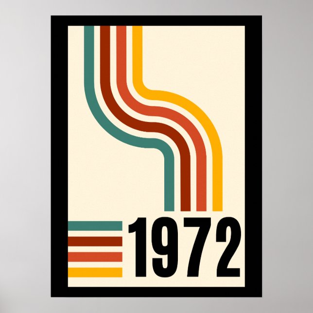 poster vintage Retroativo 1972 (Frente)