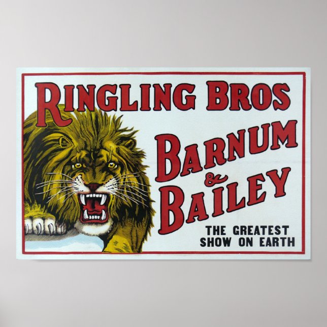 Poster Vintage Ringling Bros. Pôster (Frente)
