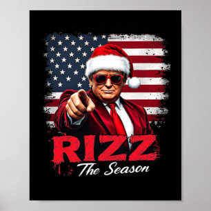 Poster Vintage Rizz Os Papais noeis De Natal Paja