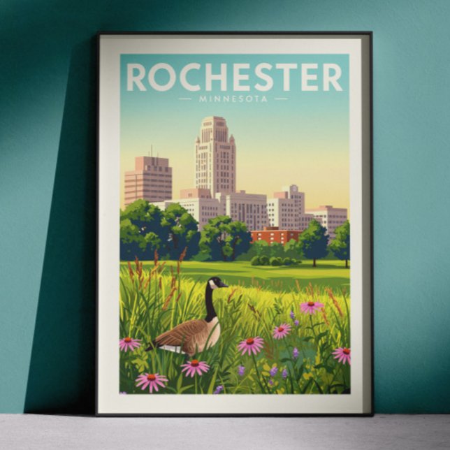 Poster Vintage Rochester Minnesota (Criador carregado)
