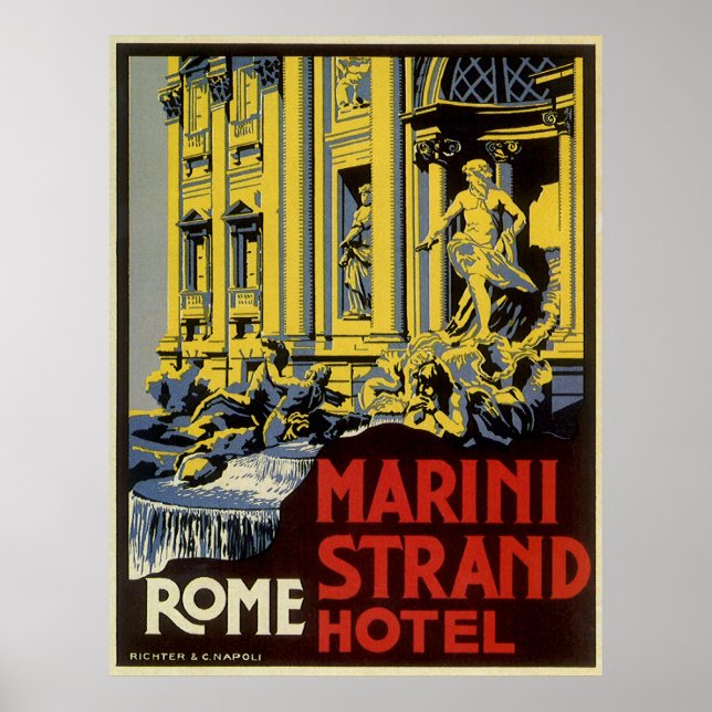 Poster Vintage Roma (Frente)