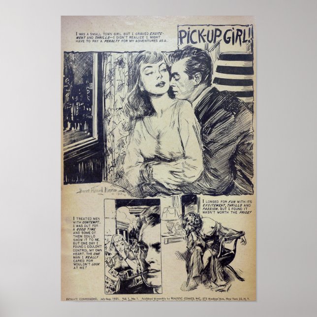 Poster Vintage Romance (Frente)
