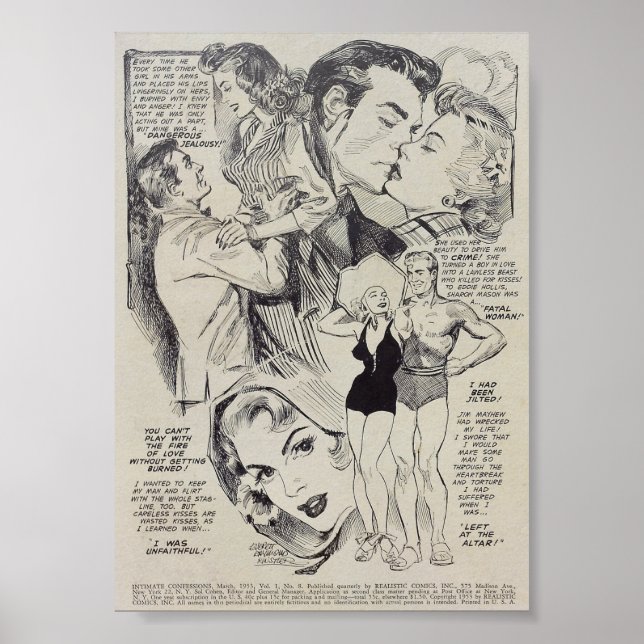 Poster Vintage Romance (Frente)