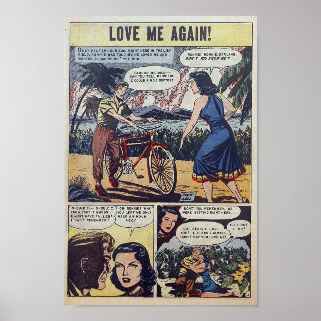 Poster Vintage Romance (Frente)