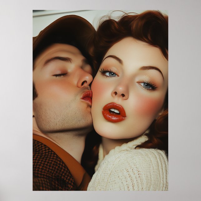 Poster Vintage Romance (Frente)