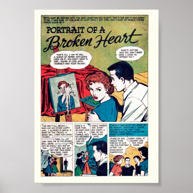 Poster Vintage Romance (Frente)