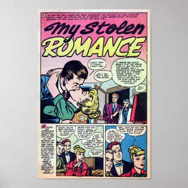 Poster Vintage Romance (Frente)