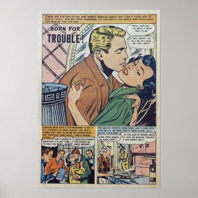Poster Vintage Romance (Frente)