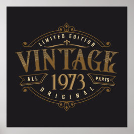 Poster Vintage Rustic 1973