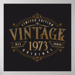 Poster Vintage Rustic 1973