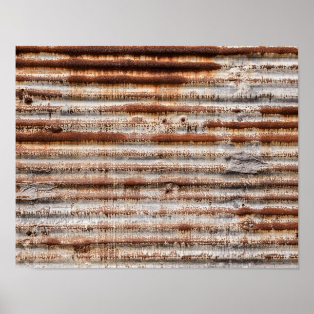 Poster Vintage Rusty Metal (Frente)