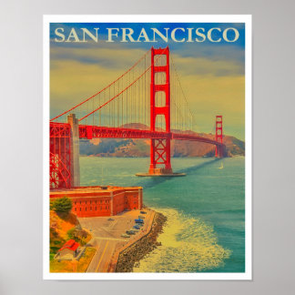 Poster Vintage San Francisco