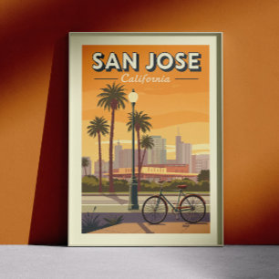 Poster Vintage San Jose California