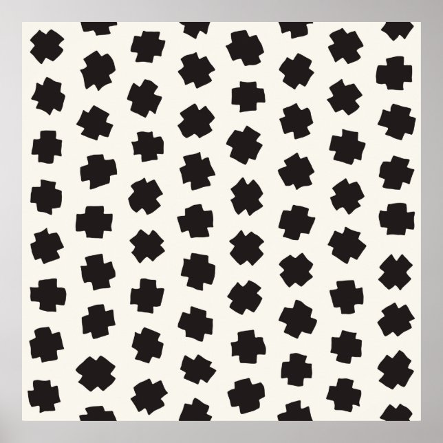 Poster Vintage Seamless Pattern. Abstract Background With (Frente)