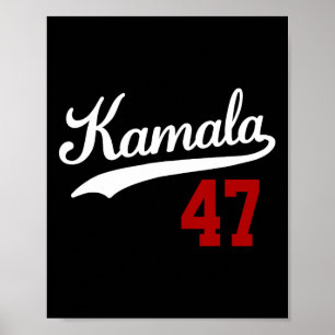 Poster Vintage Senhora Presidente Harris 2024 Kamala 47 B