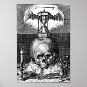 Poster Vintage Skull