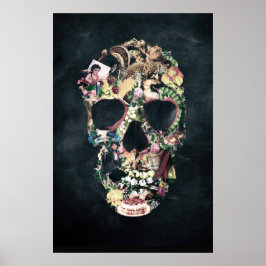 Póster Vintage Skull