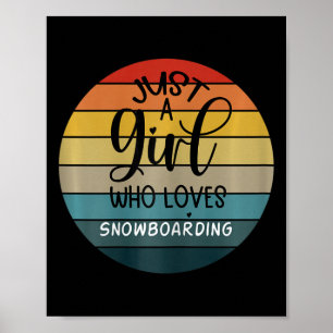 Poster Vintage Snowboard