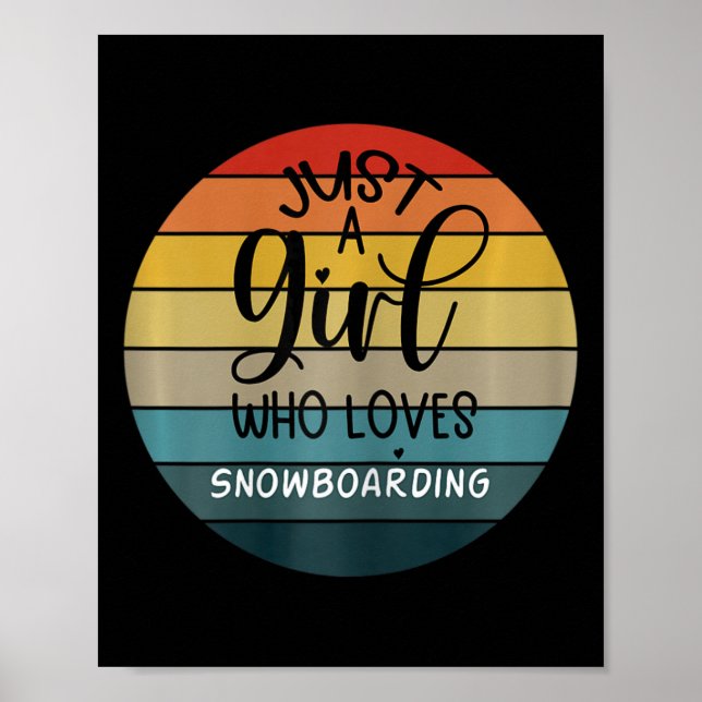 Poster Vintage Snowboard (Frente)