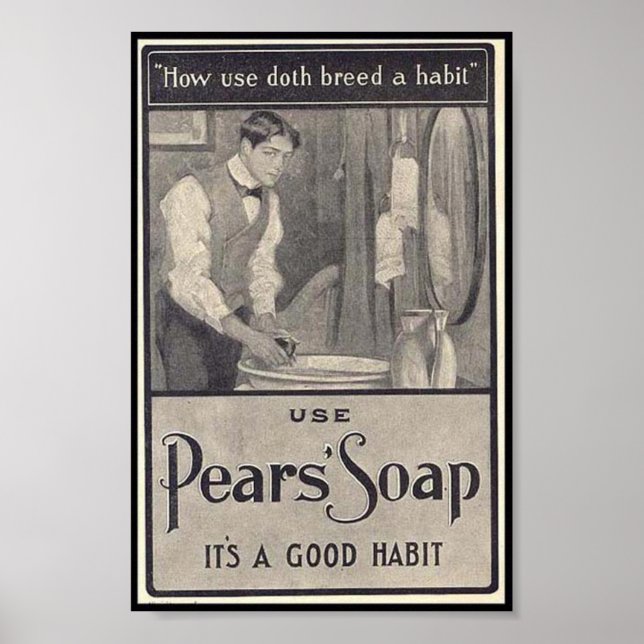 Poster Vintage Soap Ad (Frente)