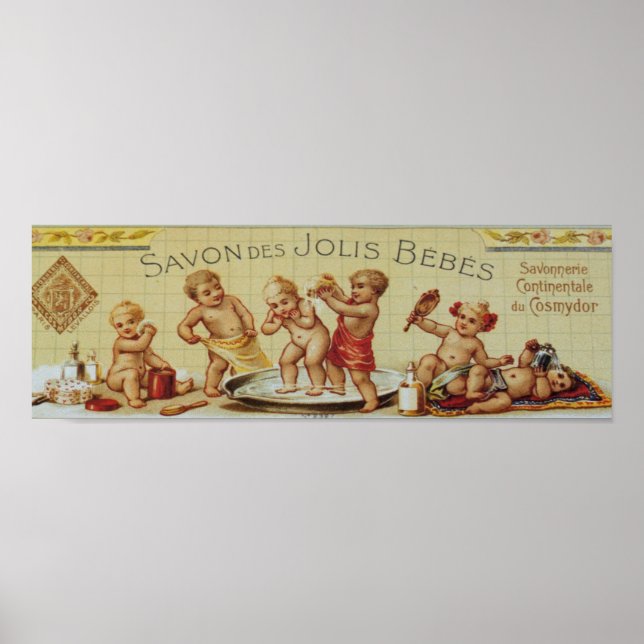 Poster Vintage Soap Advertisement (Frente)