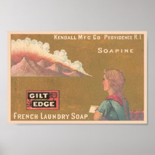 Poster Vintage Soapine Sabão Francês