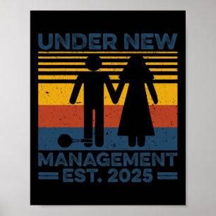 Poster Vintage Sob A Nova Gerência De Casamento No Est 20