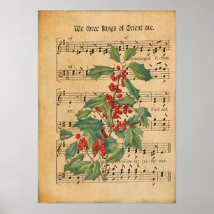 Poster Vintage Somos Três Reis do Oriente