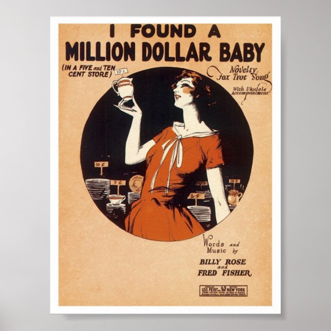 Poster Vintage Songsheet 1900's-1920 (Frente)