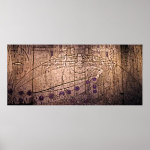 Póster Vintage Symbólica Art Nouveau A Princesa Dormente