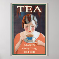 Vintage Tea Advertisement - Melhora