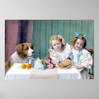 Poster Vintage Tea Party