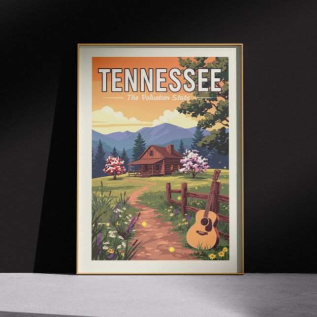 Poster Vintage Tennessee (Criador carregado)