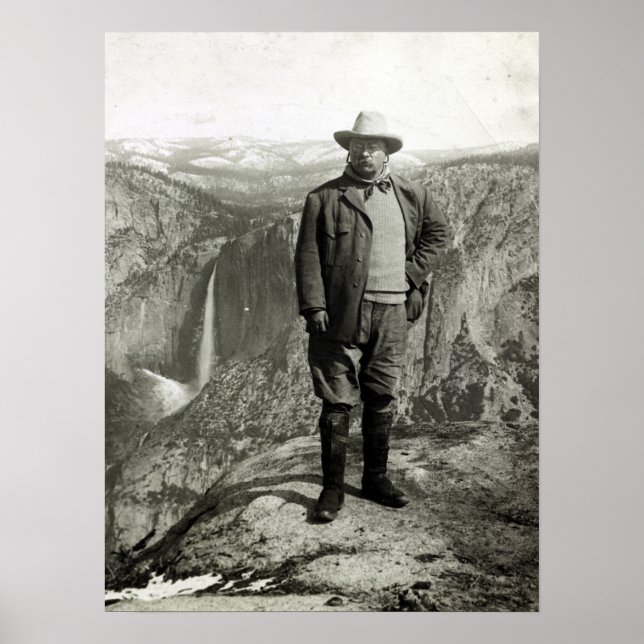 Poster Vintage Theodore Roosevelt Yosemite (Frente)