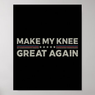 Poster Vintage Torna Meu Excelente De Joelho Novamente En