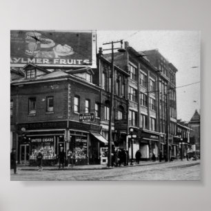 Póster Vintage Toronto, Ontário, Canadá