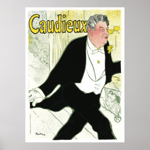 Poster vintage - Toulouse-Lautrec - Caudieux